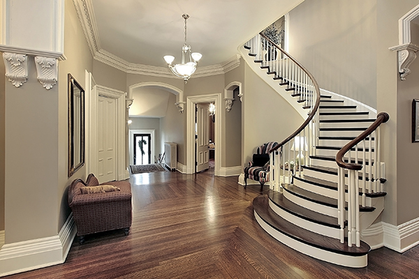 curved staircase